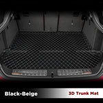 tapis sol coffre cuir mercedes benz ml w164 2008 2011 luxe noir