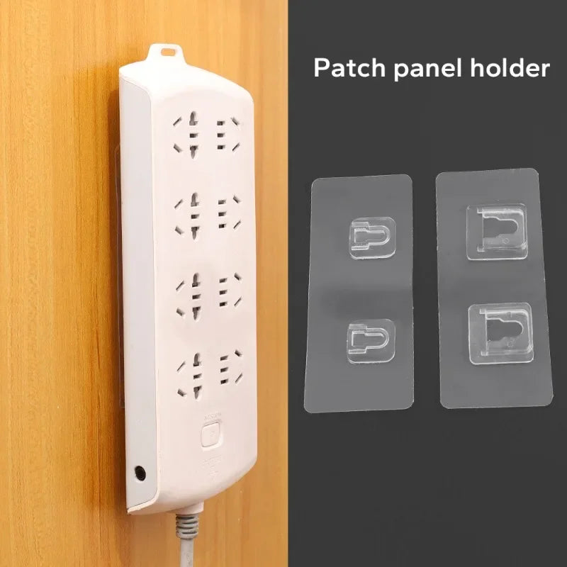 adhésifs blancs multi usages 10 pièces organiseur moderne prise électrique support cuisine blanc