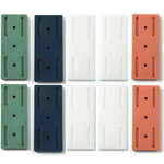 support rallonge électrique adhésif blanc bleu rose vert moderne double
