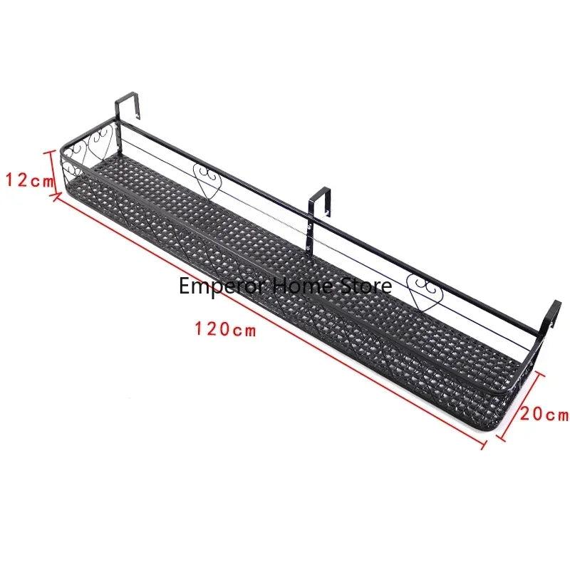 étagère murale noire moderne grille florale clips suspension plante pot assemblage économique
