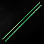 ruban led vert moderne points lumineux dorés connecteur souder éclairagearrière téléviseon