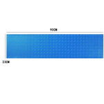 tapis antidérapant bleu texture rectangles piscine sécurité escalier sol bleu blancintérieur