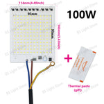 Panneau led blanc 100w 150w 200w lumiere ac220v cables couleur modernes
