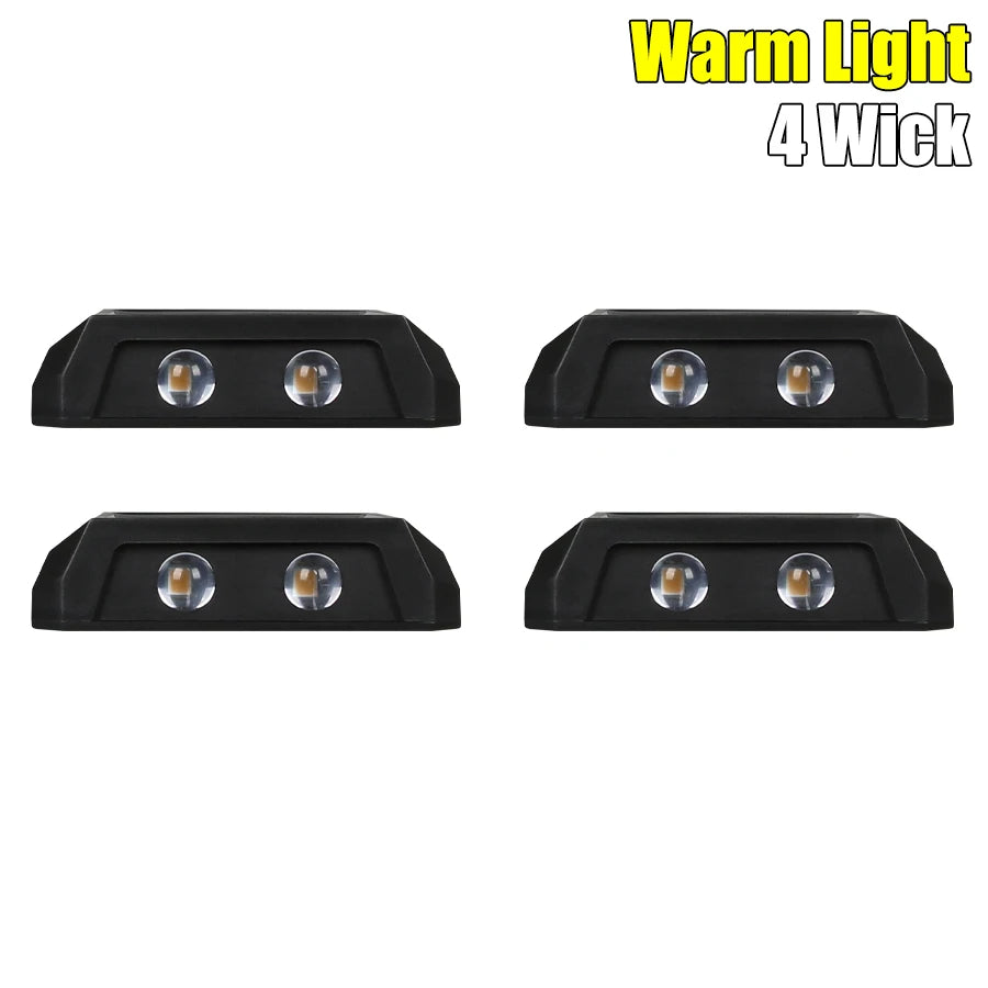 applique murale solaire led panneau cellules bleues adhésif moderne nuit jardinextérieur