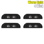applique murale solaire led panneau cellules bleues adhésif moderne nuit jardinextérieur