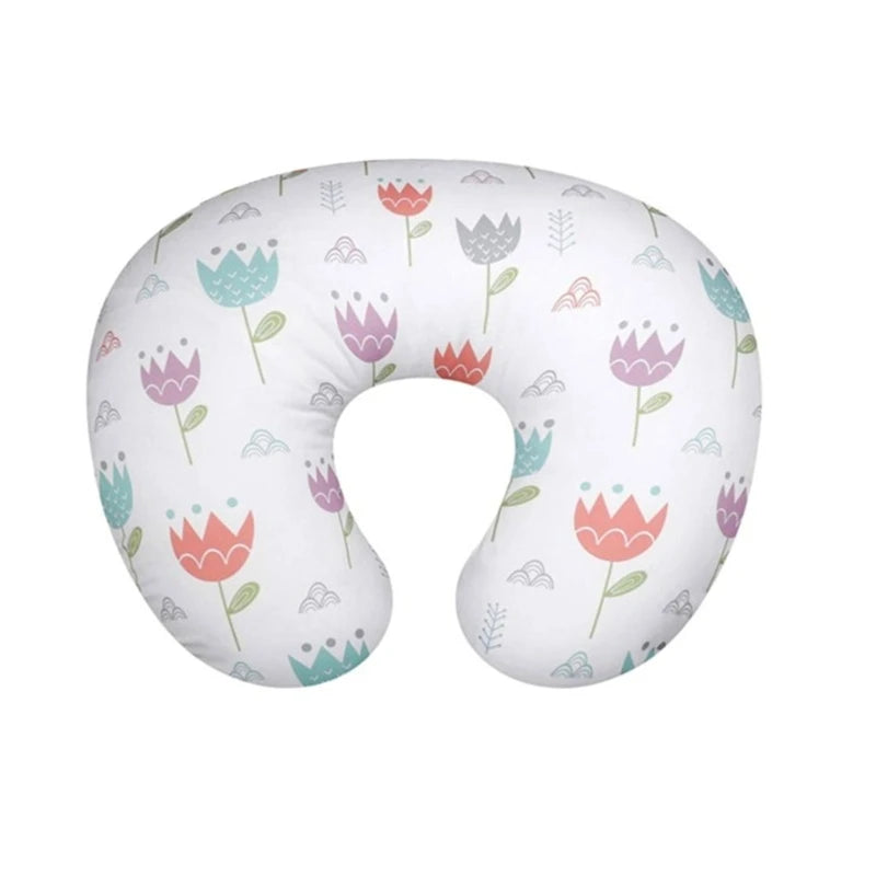coussin voyage ergonomique forme coton motif fleurs animaux voyage confort bébé enfant