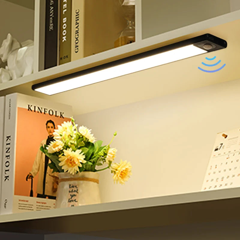 lampe sous cuisine led rechargeable 30cm adhésif blanc moderne 5v usb
