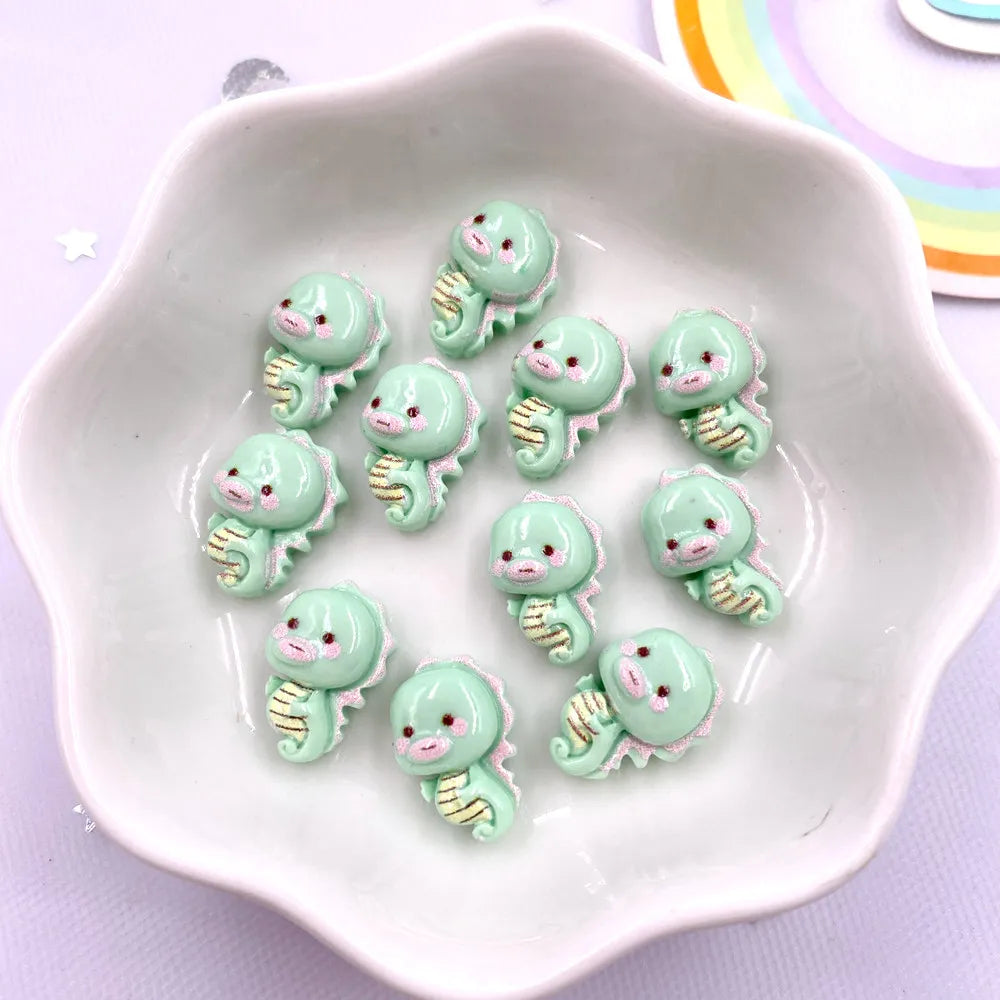 pendentifs résine colorée crabe étoile tortue poissons décoratifs cartoon 14+