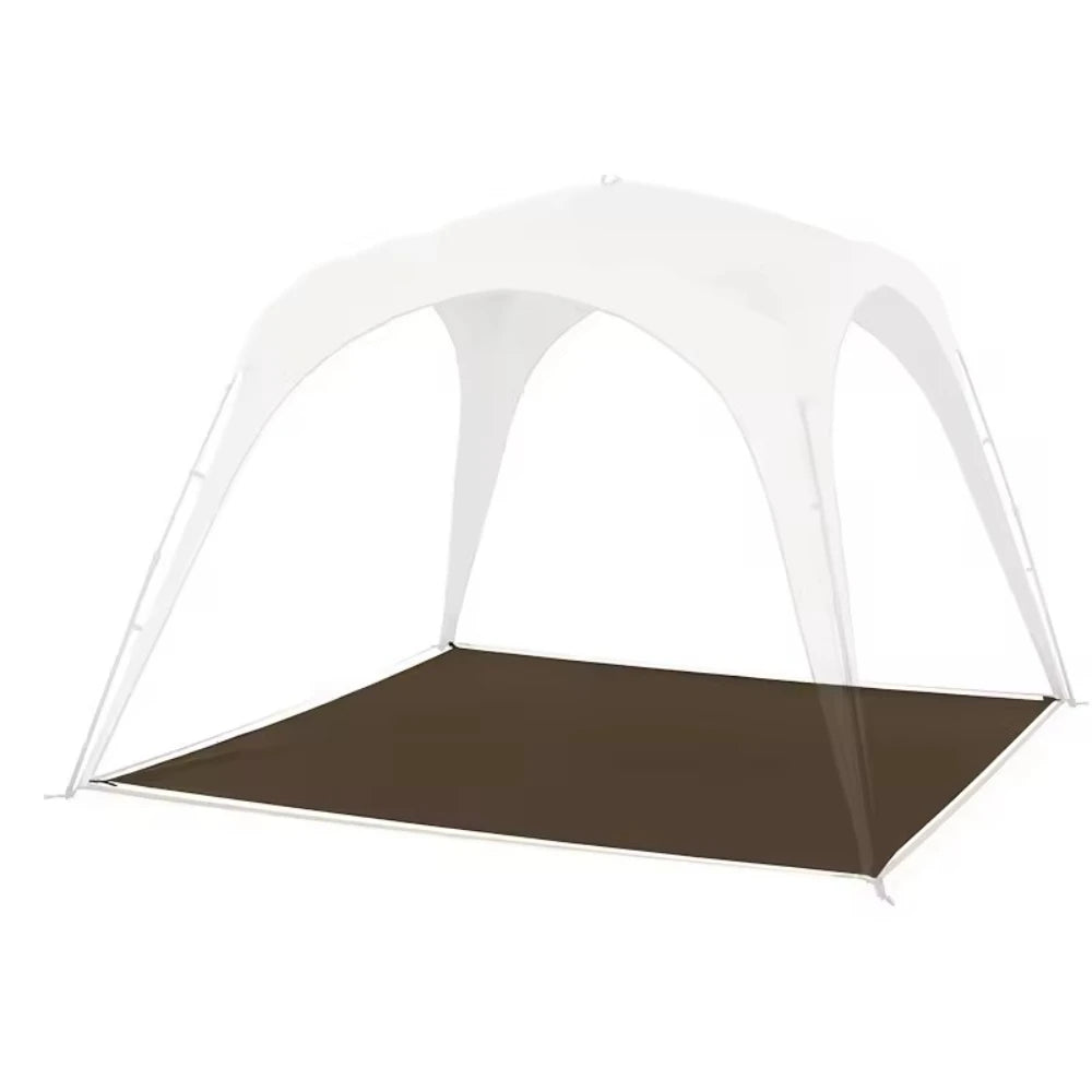 tente camping blanc gris marron imperméable moderne fixations calico protection connecteurs