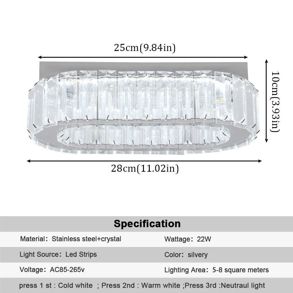 suspension lumineuse moderne cristal transparent doré télécommande haute luminosité chambre salon