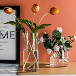 vases transparents modernes verre décoration table centre fêtes mariage
