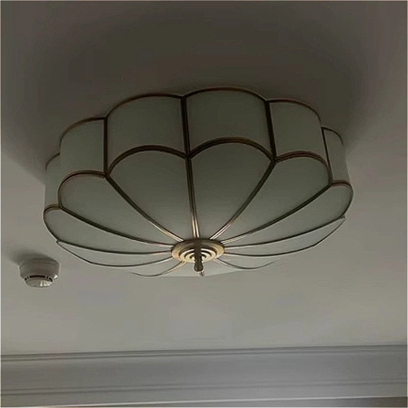 plafonnier led moderne cuivre blanc doré ressort coquillage lumières 90 260v e27