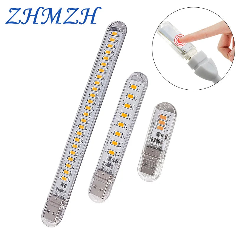 lampe led rechargeable transparente moderne adhésif usb tactile 60lm blanc jaune points lumineux