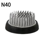 support floral argent noir moderne adhésif pointu rond fixe arrangement vase
