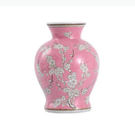 vase table fleurs blanches fond rose vase jaune classique opacité