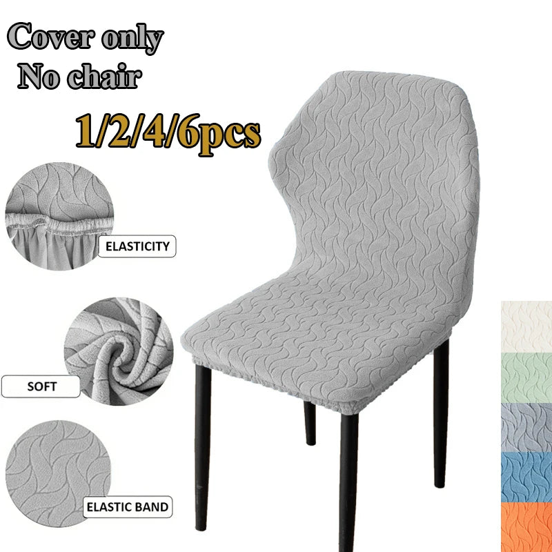 housses chaise moderne motif ondulé gris clair 100 polyester élastique
