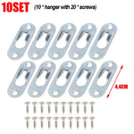 clips fixation cadres argentés vis pratiques suspension murales travail bois