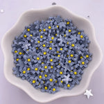 miniatures fleurs multicolores simples centrer jaune decoratives artisanat mariage scrapbooking