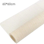 tapis tressé alvéolaire protection matelas crème minimaliste 40x40cm 50x50cm 50x80cm 60x60cm 70x140cm