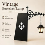 lampe murale vintage ornements floraux motif géométrique noir jaune LED décoration étagère chambre bibliothèque