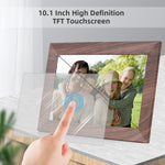 Interface de l'application de partage de photos sur smartphone