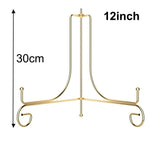 supports assiettes réutilisables or argent modernes clips élégants 10 12 cm