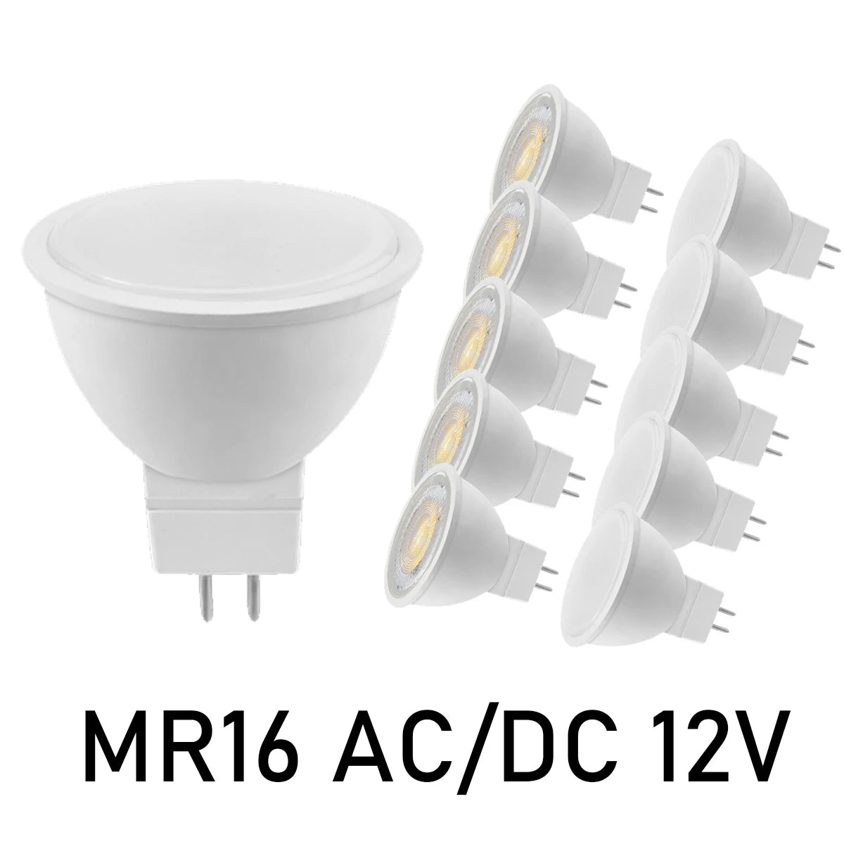 ampoules led blanc modernes 12v 3000k 4000k 6000k 120deg 38deg roues visées