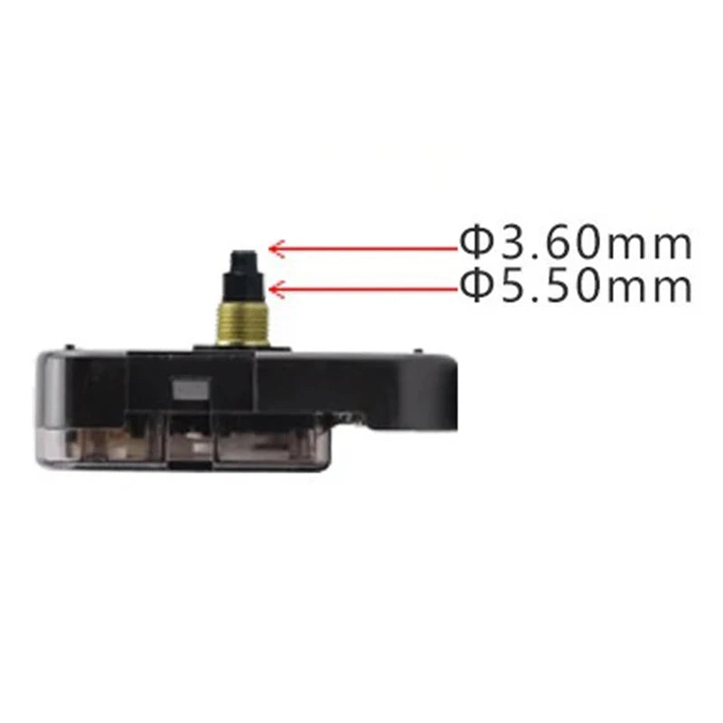 horloge murale quartz industrielle noir doré roue métal plastique abs