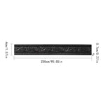 bordure murale adhésive 3d relief floral 230cm classique décorative decoration