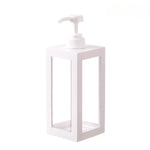 distributeur savon liquide orange blanc noir transparent moderne minimaliste 750ml 1000ml 500ml Pompe conteneur