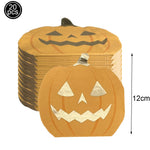 serviettes papier halloween motifs citrouille fantôme crâne main ensanglantée sorcière chauve souris cocktail