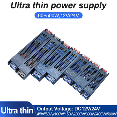 Alimentation LED ultra plate 12V 24V pour ruban LED