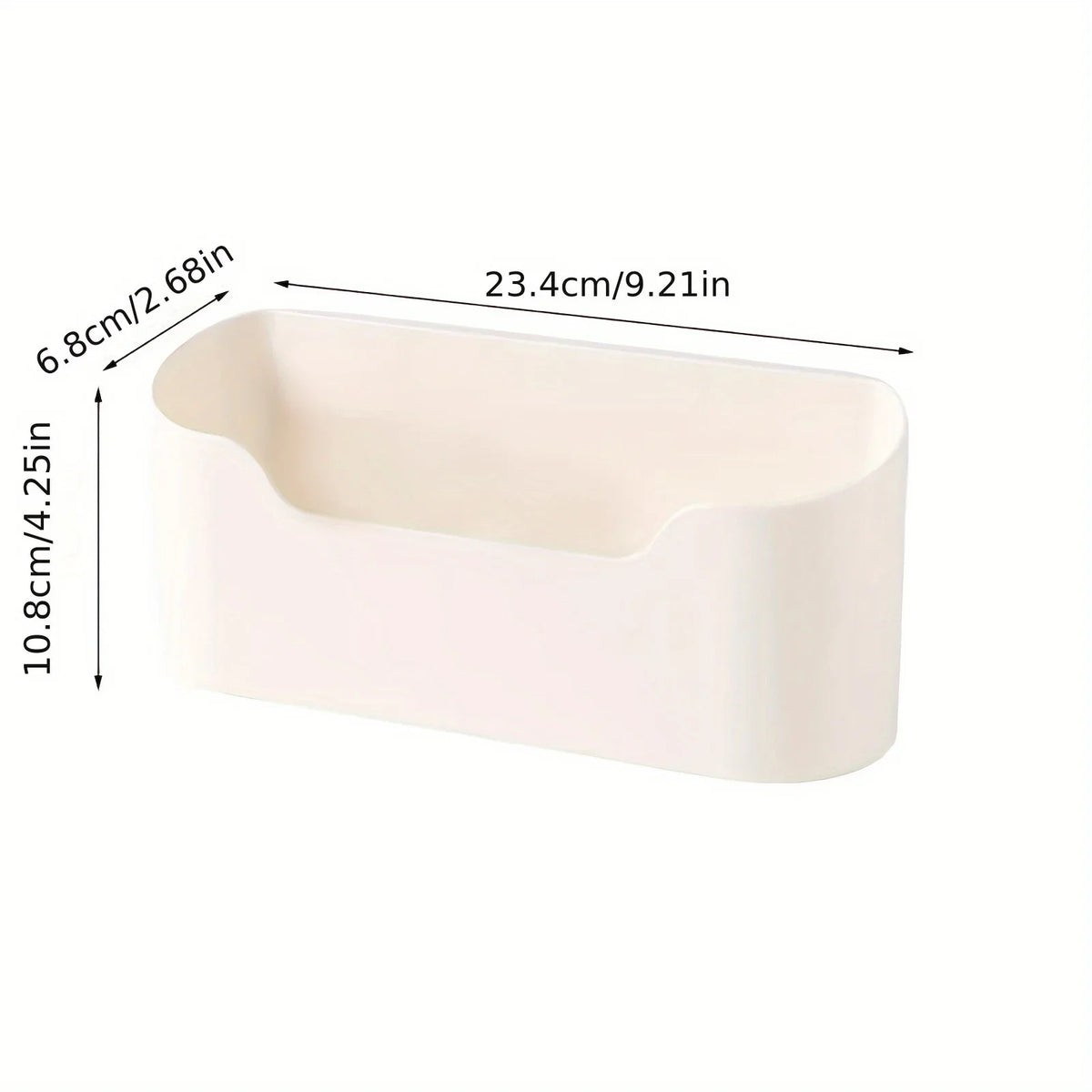 rangement adhésif mural blanc minimaliste porte sacs cuisine épices papier ustensiles toilette moderne