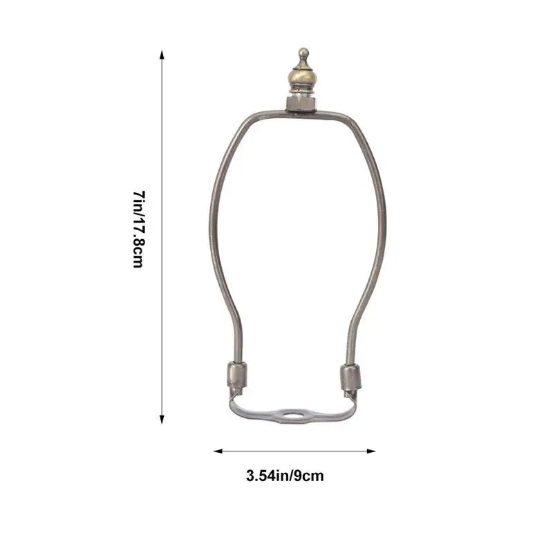 support abat jour bronze vintage pouces pouces pouces décoration art déco lampe table métal