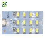 Panneau LED blanc 52mm 50mm USB Type 20 LED emergency light