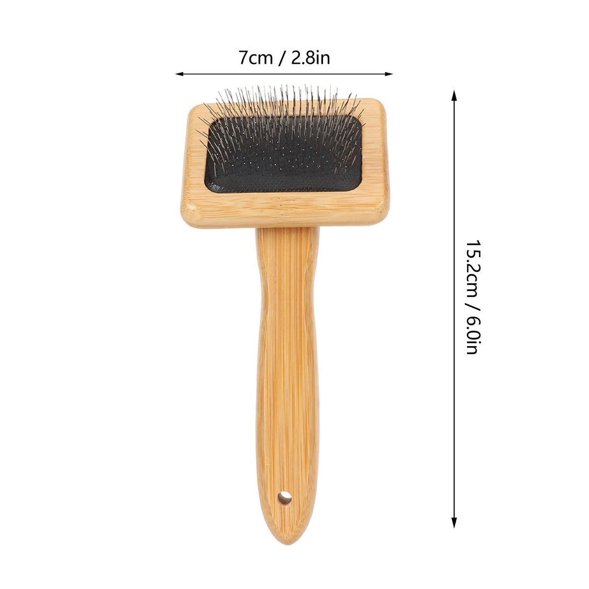 brosse tapisserie chien brosse macramé animaux peigne bambou fin poli livres airbagscrição ensemble outils