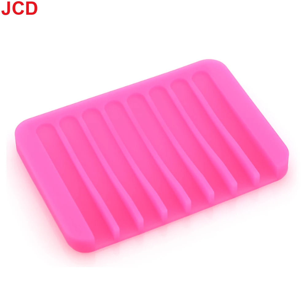 support savon silicone rose violet bleu vert orange gris moderne rayures horizontales