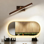 applique murale moderne bois led miroir décoration chambre salon entrée cuisine