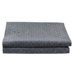 tapis acrylique antimicrobien controle odeurs motif fleur gris decoratif classique materiau bricolage
