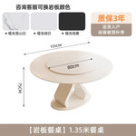 table manger ronde blanche moderne chaises minimaliste intérieur bois blanc