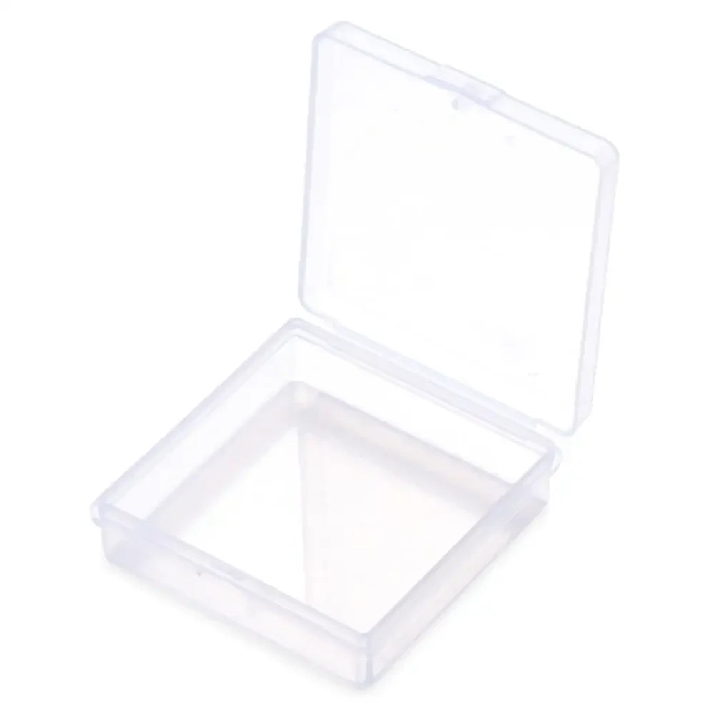 boîte rangement plastique transparente poignées bijoux petits objets divers accessoires
