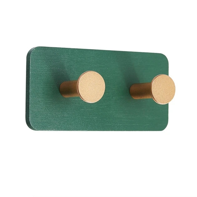 porte serviettes adhésif moderne bois naturel noir blanc gris vert marron unique utilisation multiple