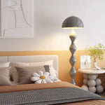 lampe sol moderne spirale vert olive bleu marine rouge abat jour fer abs pvc