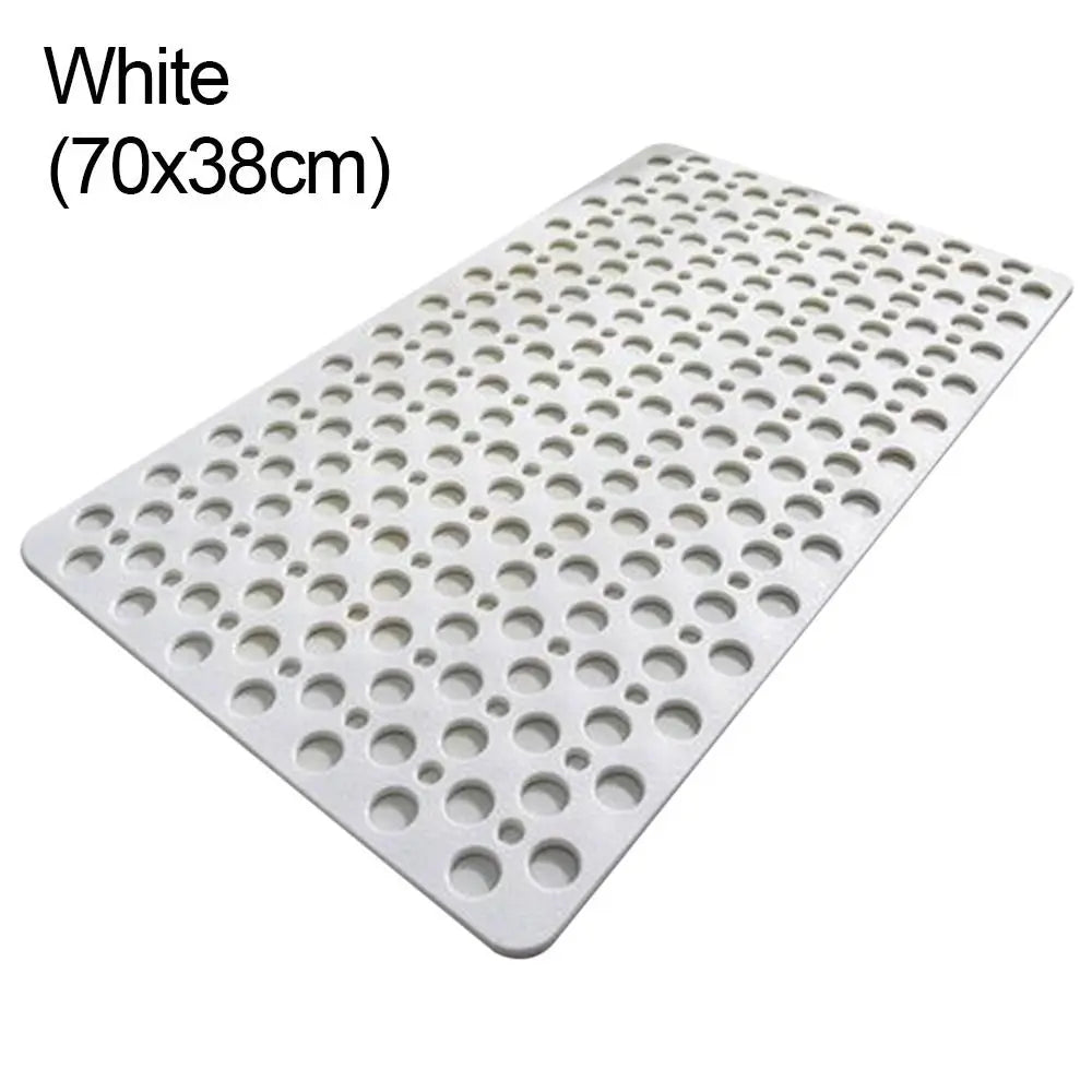 tapis bain anti dérapant rose blanc bleu vert gris moderne pores circulaires