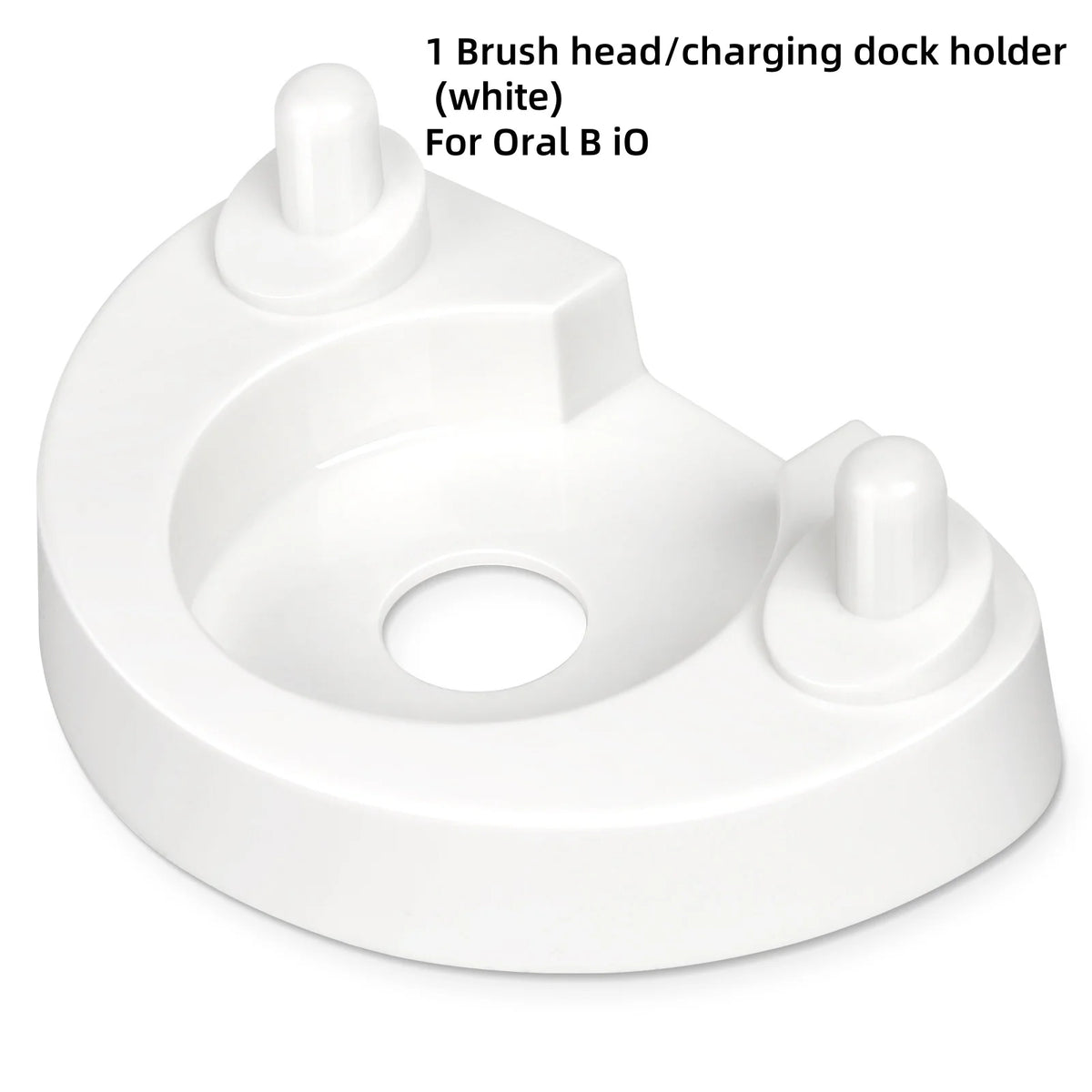 porte brosses dents blanc moderne minimaliste rangement salle bain orale iO électrique