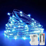 guirlande lumineuse dorées moderne 10m 100led télécommande ip67 20m 200led