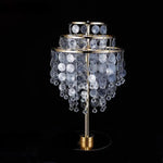 bougeoir or transparent cristal classique luxueux vase table festif party supply