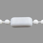 rideau blancs modernes accessoire rideau coton anneaux boucles opaques 10 pièces