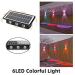 lampes murales solaires decoratives modernes texturées couleur blanc rouge bleu verte fixations murales panneau