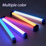 lampe led rechargeable moderne bleu blanc rose lumineuse portable vlog photo vdi